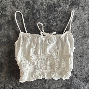 Sabo Skirt Scrubched Crop Top